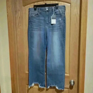 Sneak Peek women's 15 Boyfriend Maybe Denim high rise jeans blue NWT